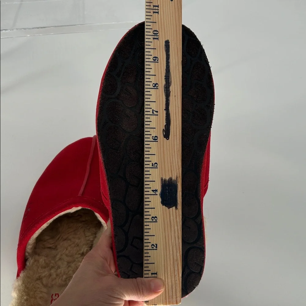 UGG SCUFF TERRACOTTA SUEDE MOCCASIN SLIP ON SLIPPER - Picture 10 of 10